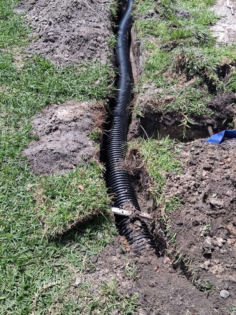 PMH Services drainage installation in progress